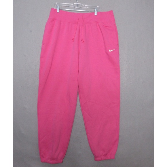 Nike Sportswear Joggers  XL Pink Phoenix Fleece High-Waisted Oversized Sweatpant - Picture 1 of 11